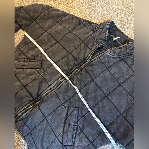 Free People Charcoal Puffer Jacket - Picture 12 of 15